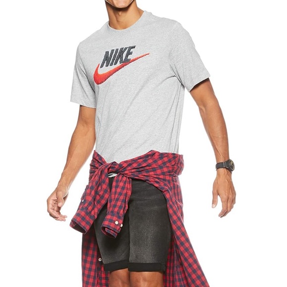 Nike Other - NWT Nike Sportswear gray red black Men's T-Shirt